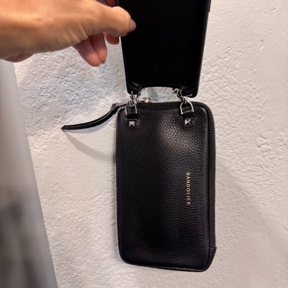 BANDOLIER leather crossbody purse and phone holder NWOT - Picture 7 of 10